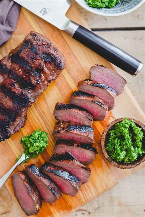 cooking deer backstrap on pellet grill